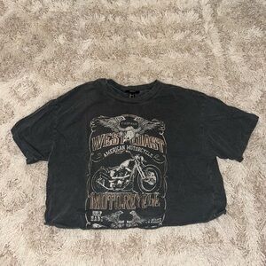 Forever 21 cropped vintage shirt